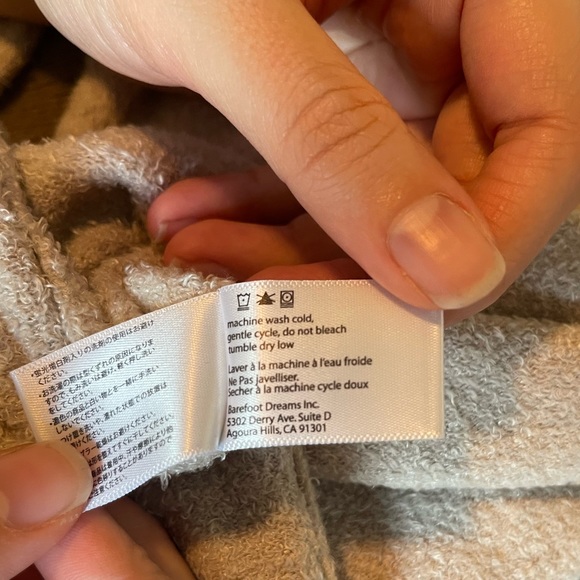 Barefoot Dreams Draped Cardigan Light Tan - Picture 10 of 10